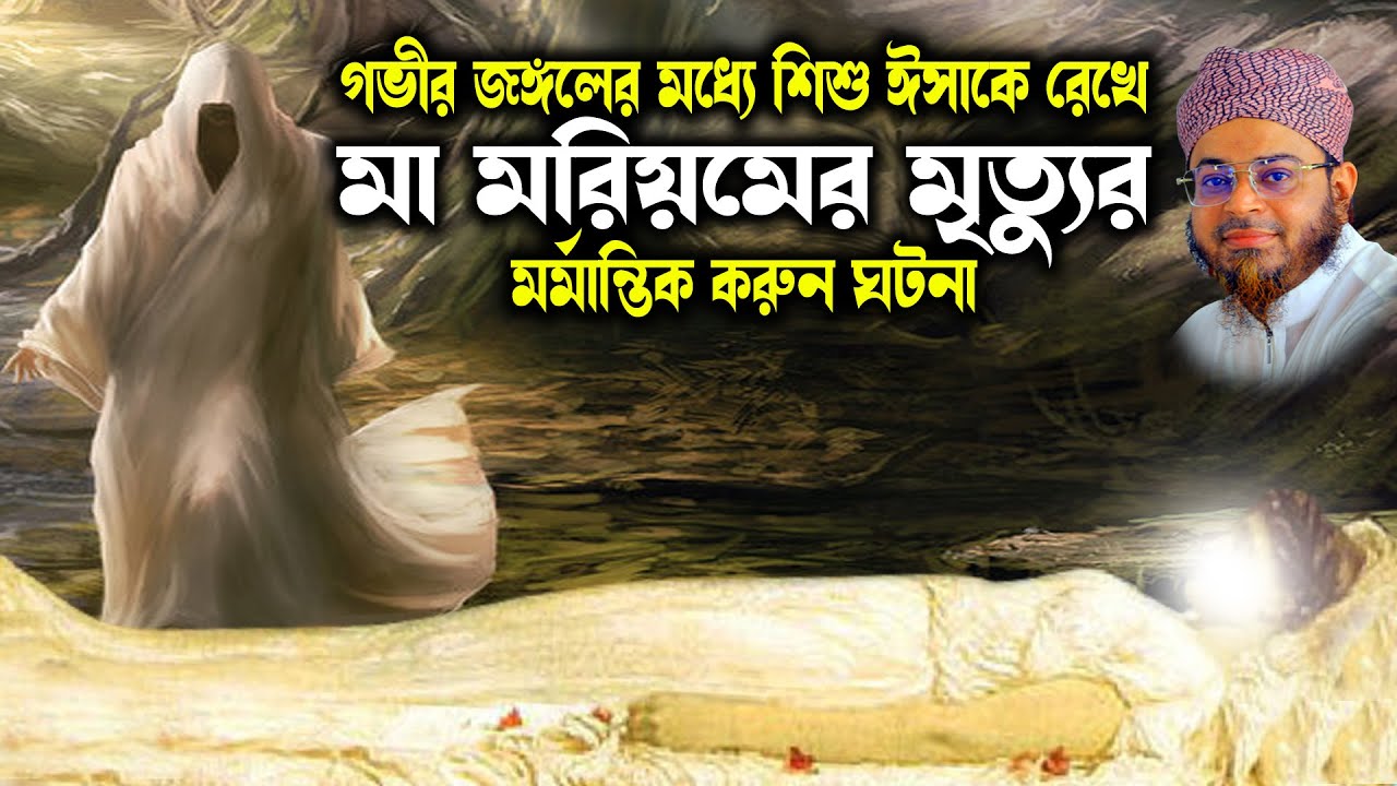 Mufti Nasir Uddin Ansari । মুফতি নাসির উদ্দিন আনসারী । মা মরিয়মের মৃত্যুর করুন কাহিনী | bd waz