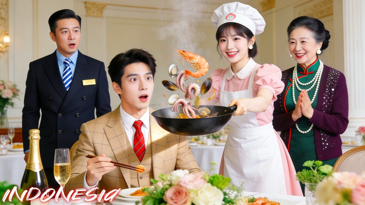 CEO memecat 99 koki; masakan seafood gadis desa memuaskannya, ia langsung menikahinya!
