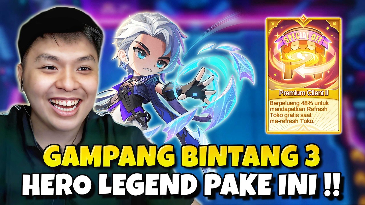 PAKE AAMON TERUS DAPET PREMIUM CLIENT?! HERO LEGEND LANGSUNG B3 😭🔥