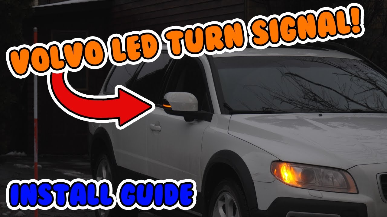 VOLVO XC70 LED sequential turn signal LIGHTS INSTALL GUIDE!