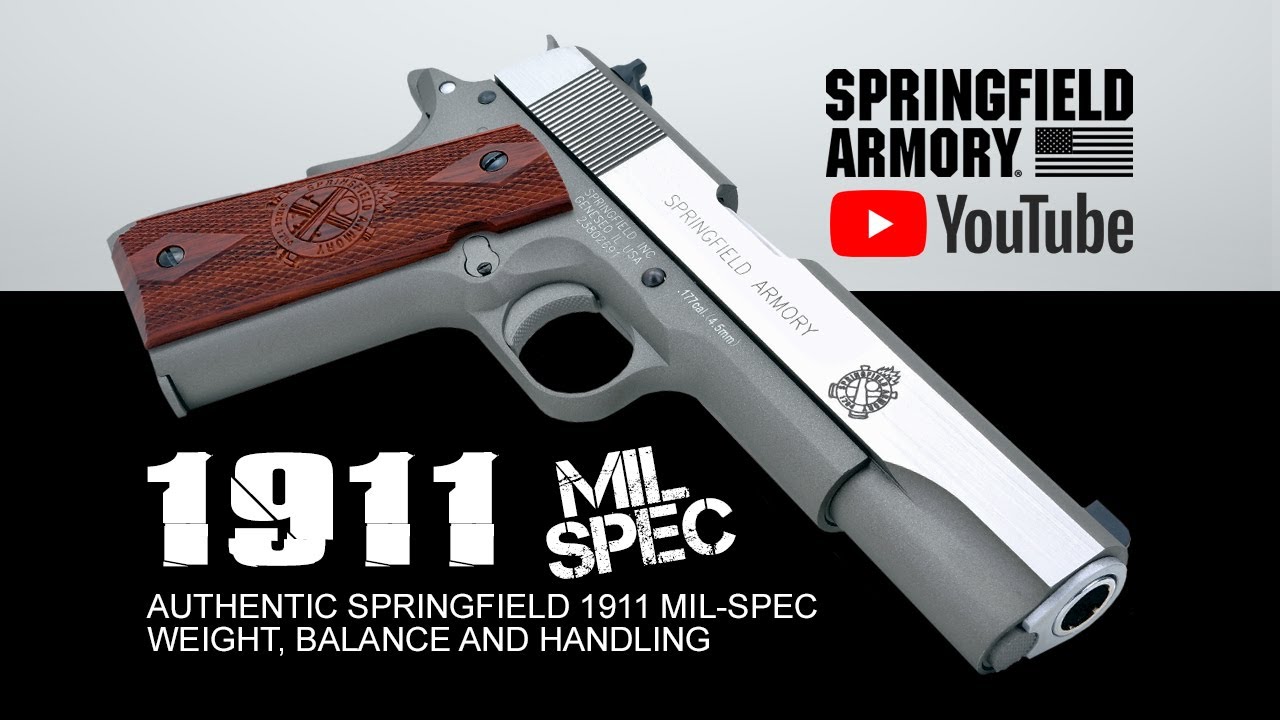 Springfield Armory 1911 Mil-Spec Stainless CO2 Blowback Air Pistol &ndash; Limited Edition