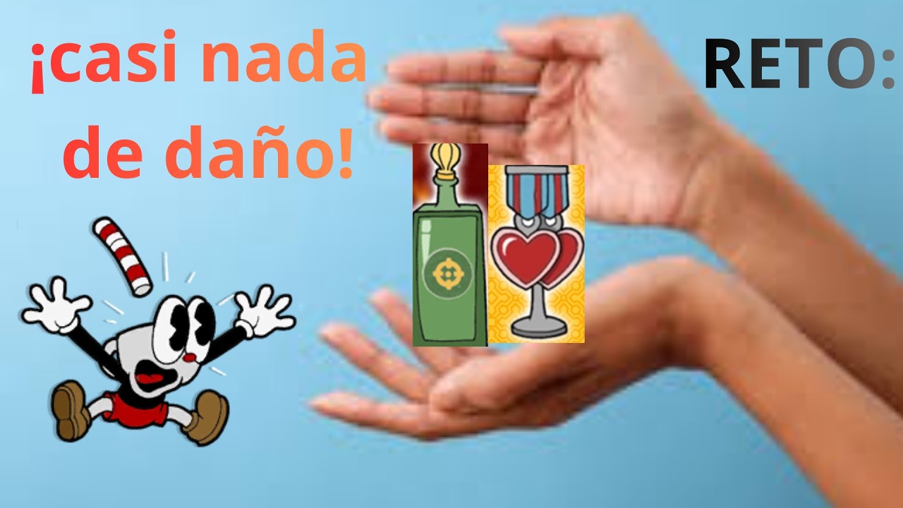 Cuarta parte de Cuphead con la mitad del daño isla 4 final (reto)