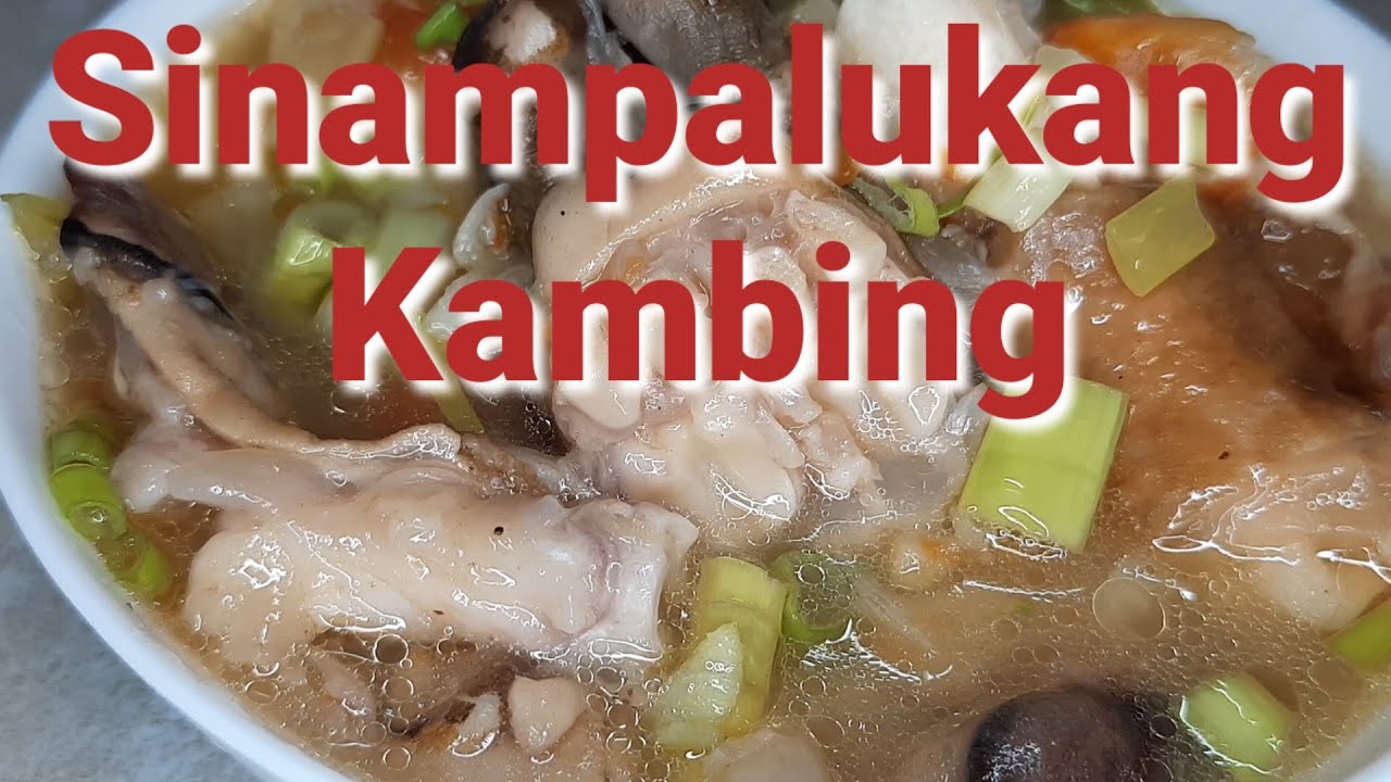 Sinampalukang Paa Ng Kambing Recipe
