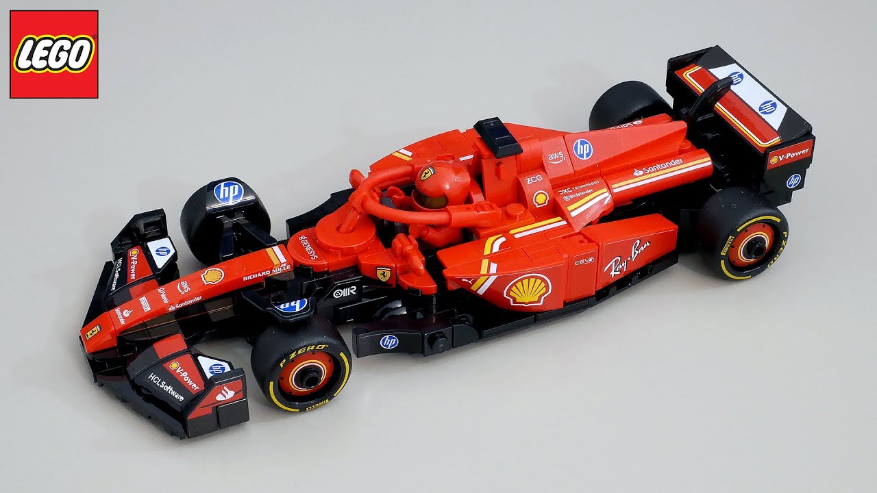 Взял новенький FERRARI: ЛЕГО Speed Champions 77242 Formula 1 SF-24