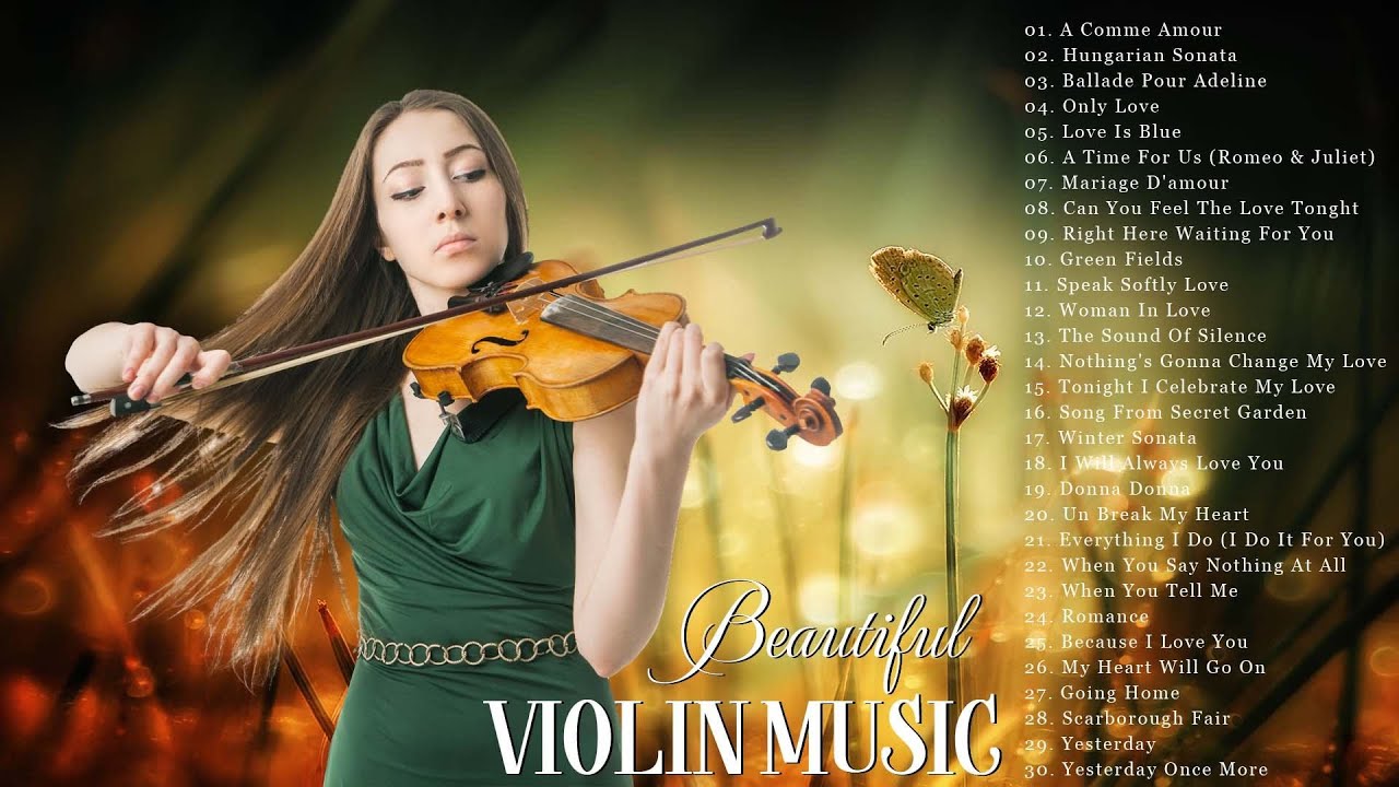 Beautiful Romantic Violin Music for Sweet Couple 💗 20 Most Love Songs in Violin