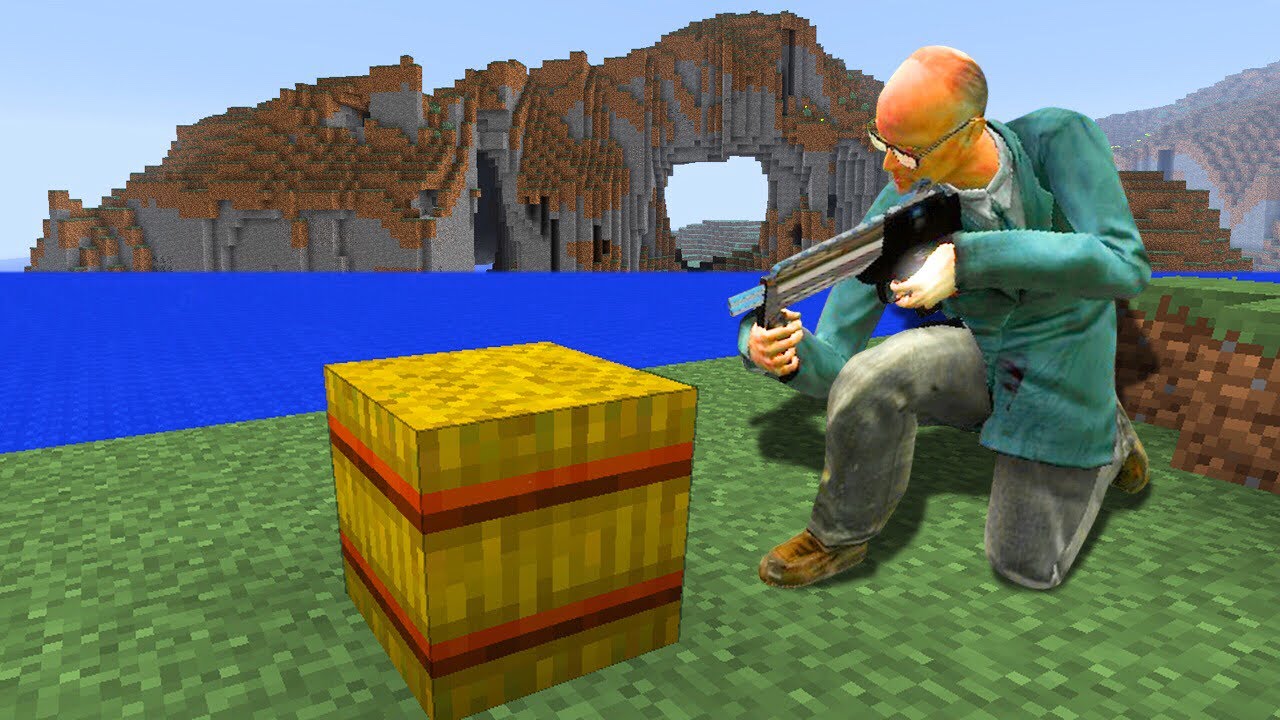 MINECRAFT PROP HUNT IN GMOD!