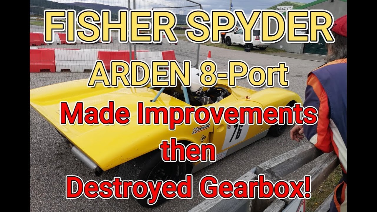 Fisher Spyder Arden 8-Port  Mini Engine Destroyed Gearbox!