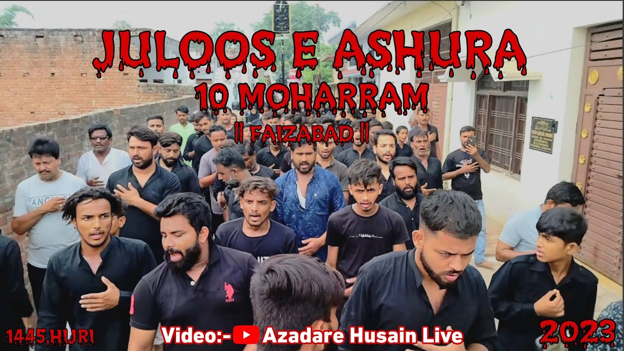 Juloos E Ashura 😭 | 10 Moharram | Faizabad | Anjumane Haiderya Faizabad | 1445/Hijri | 2023 #support