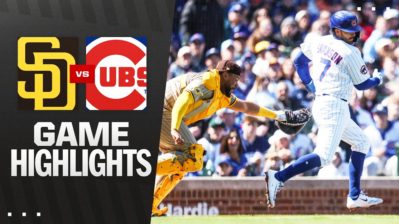 Padres vs. Cubs Game Highlights (4/6/25) | MLB Highlights