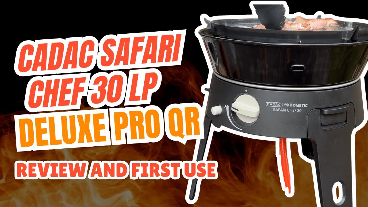 First Time Using the CADAC SAFARI CHEF 30 LP DELUXE PRO WITH QR BBQ | Bacon Butties at Sandringham!