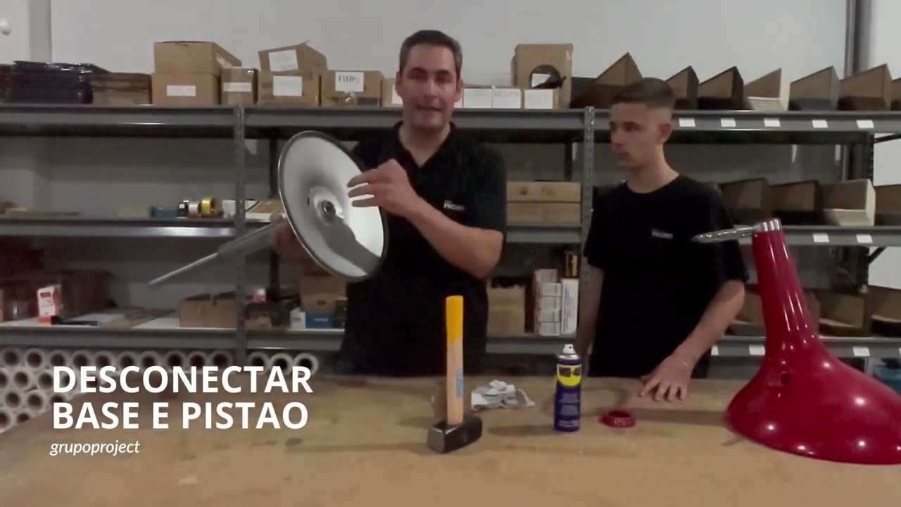 Retirar Pistão e Base da banqueta Tulipa BS10 BEST