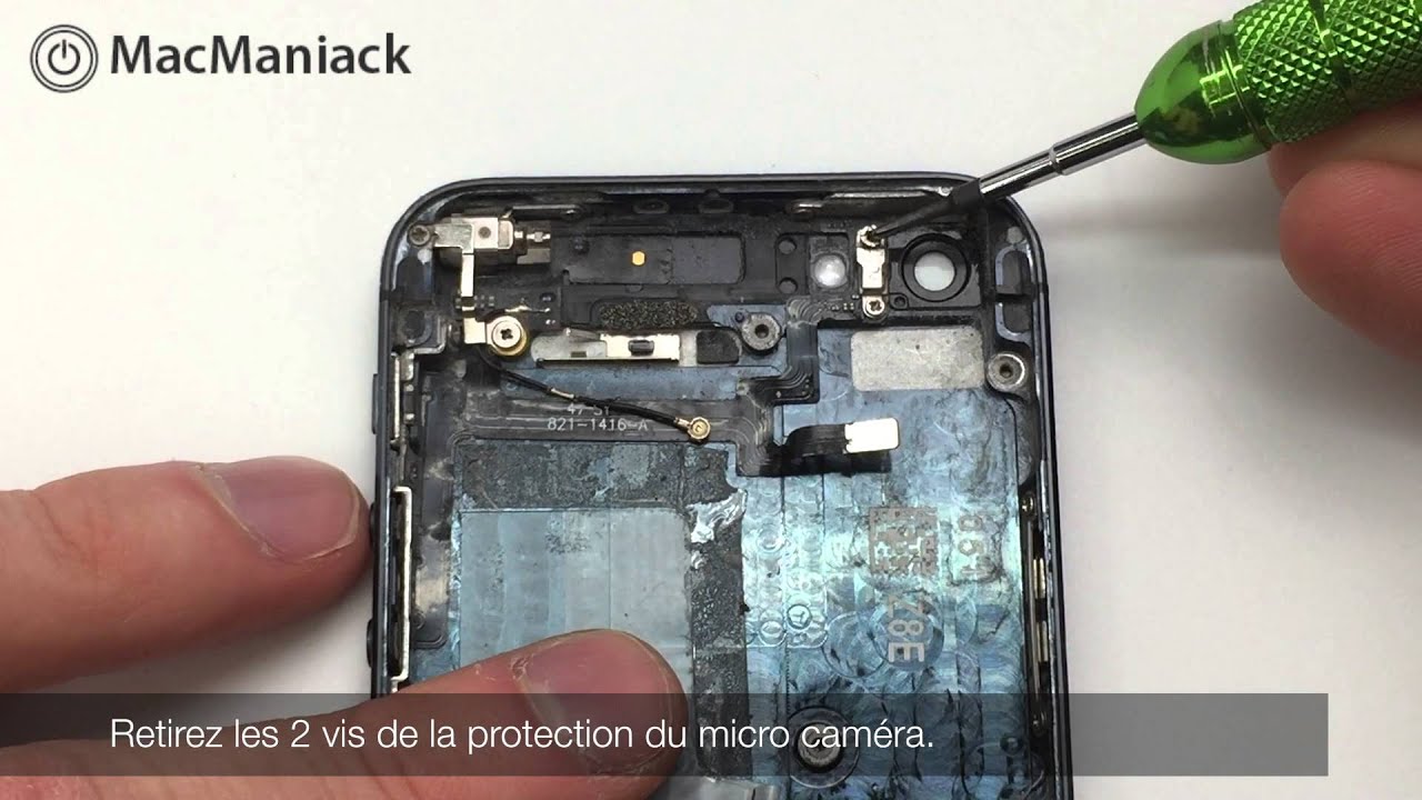 Comment remplacer le bouton POWER - Volume - Vibreur sur un iPhone 5 ? Tutoriel complet.