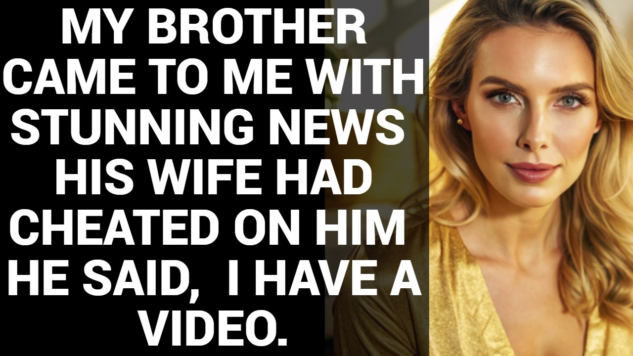 My Brother Came To Me With Stunning News  His Wife Had Cheated On Him  He Said,  I Have A Video.
