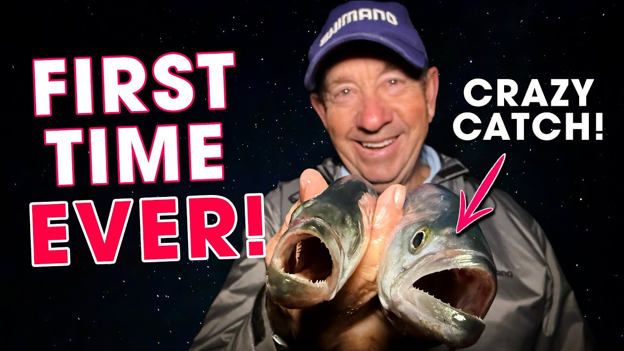 I'm Beach Fishing on Dark with Bigger Baits!
