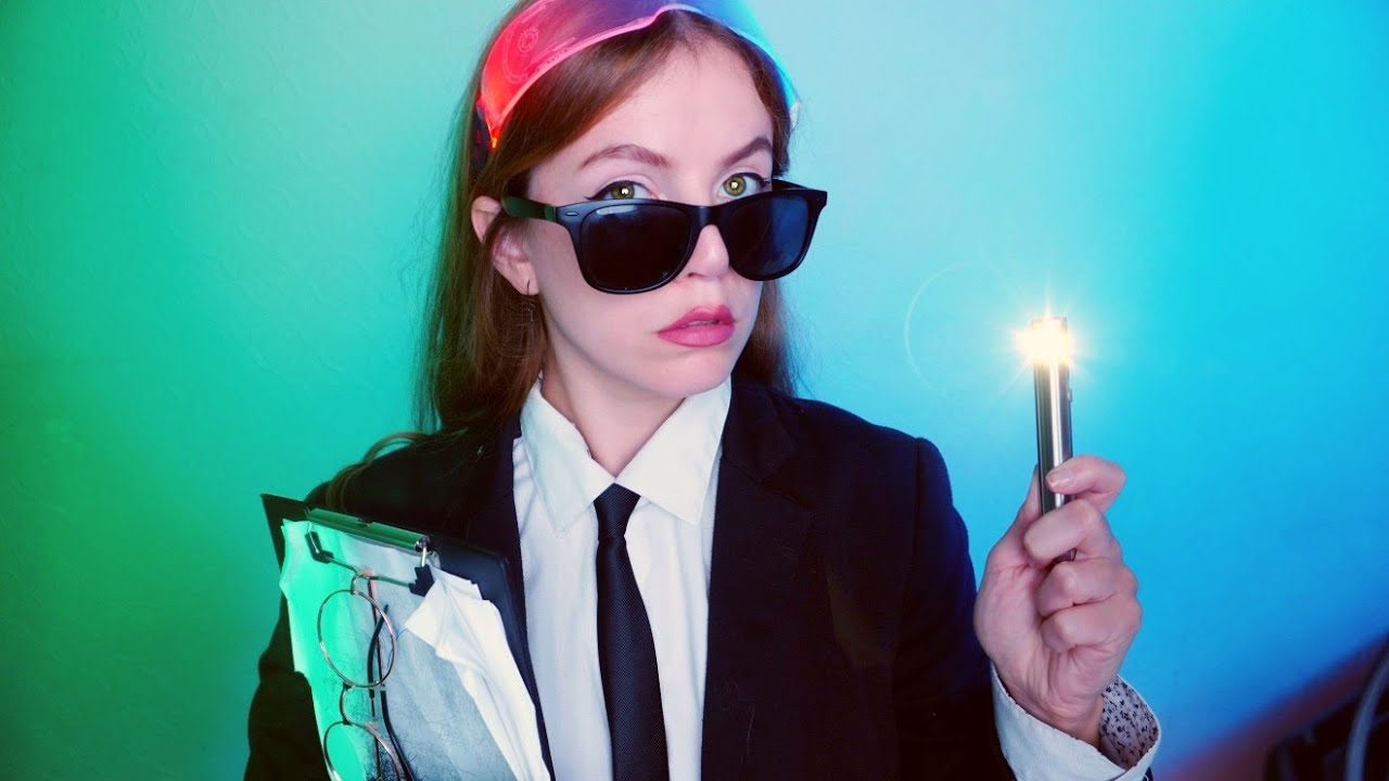 ASMR MEN IN BLACK roleplay en español INTERROGATORIO Y CONTROL HOMBRES DE NEGRO