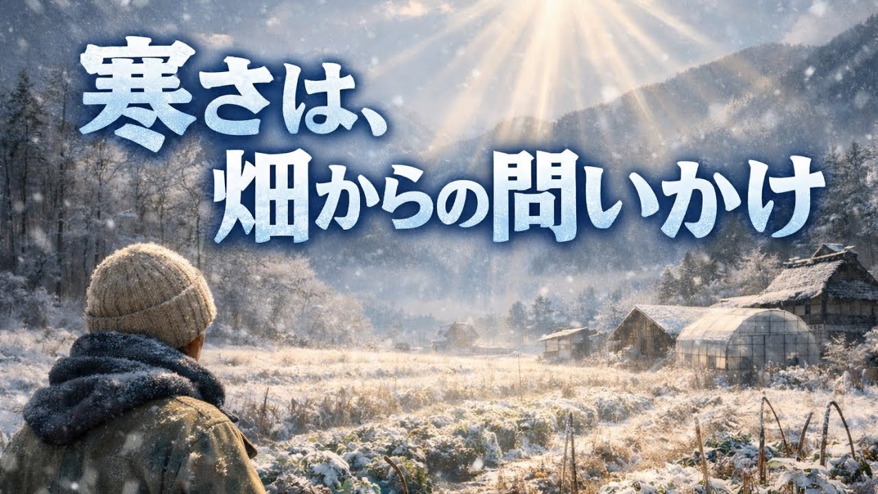 寒さは、畑からの問いかけ ― 自然農と寒波が教えてくれること