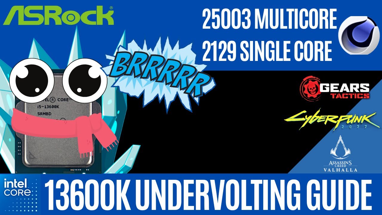 Intel Core i5-13600K UNDERVOLT guide | Reduce temps by 15&deg;C