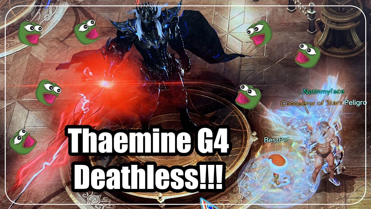 Thaemine Gate 4 Deathless Kill! Performing Like a Gigachad with the World's Best Players 🔥