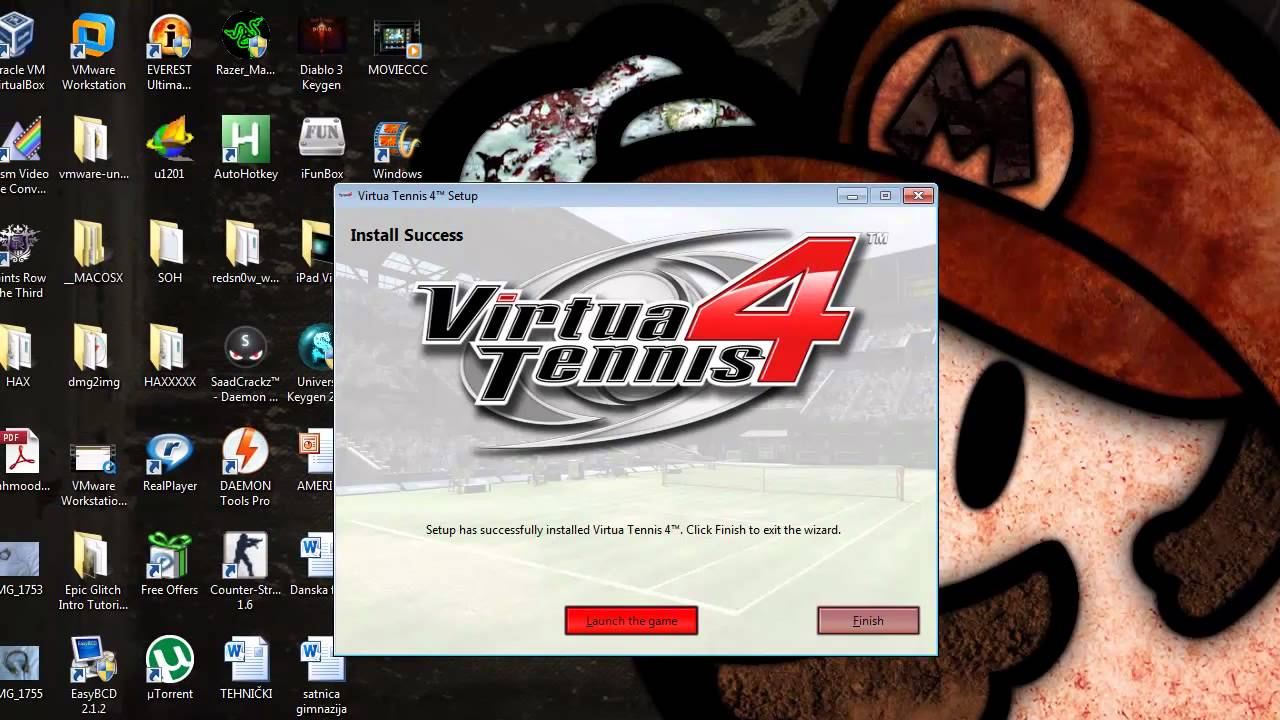 Virtua Tennis 4 - Download, Install and CREATE WINDOWS LIVE ACCOUNT FOR FREE!