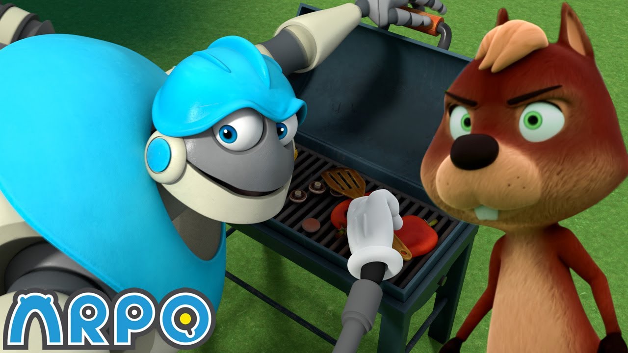 Dikkat! Sincap Piknikte Yemekleri Çalıyor! | Robot ARPO Türkçe | Eğlenceli Çocuk Çizgi Filmleri