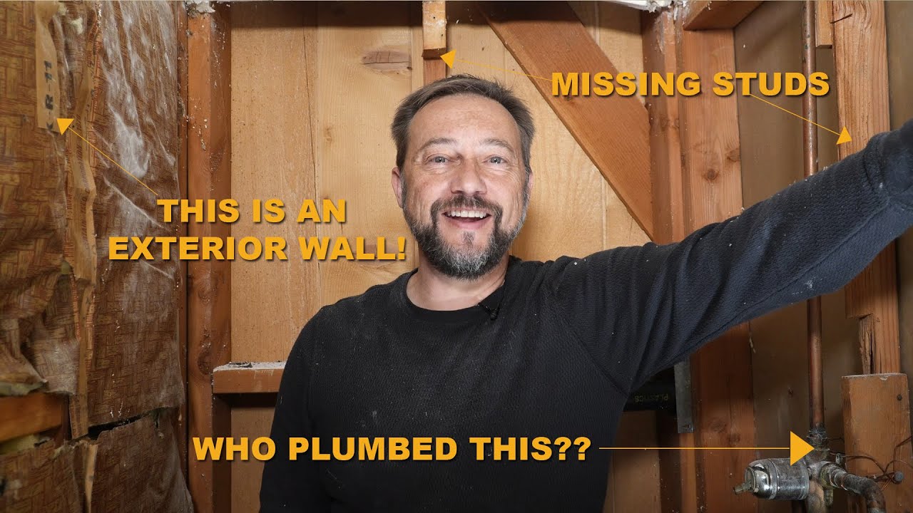 Everything Was Wrong in This Tiny Bathroom | Full Demo Part 2
