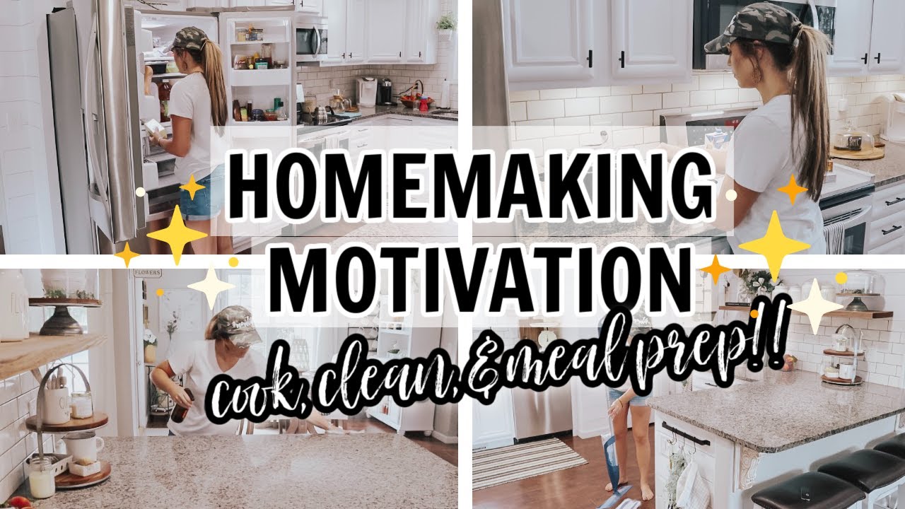 *NEW* MEAL PLAN + PREP FOR THE WEEK | COOK & CLEAN WITH ME 2020 | @KAILYNCASH HOMEMAKING MOTIVATION