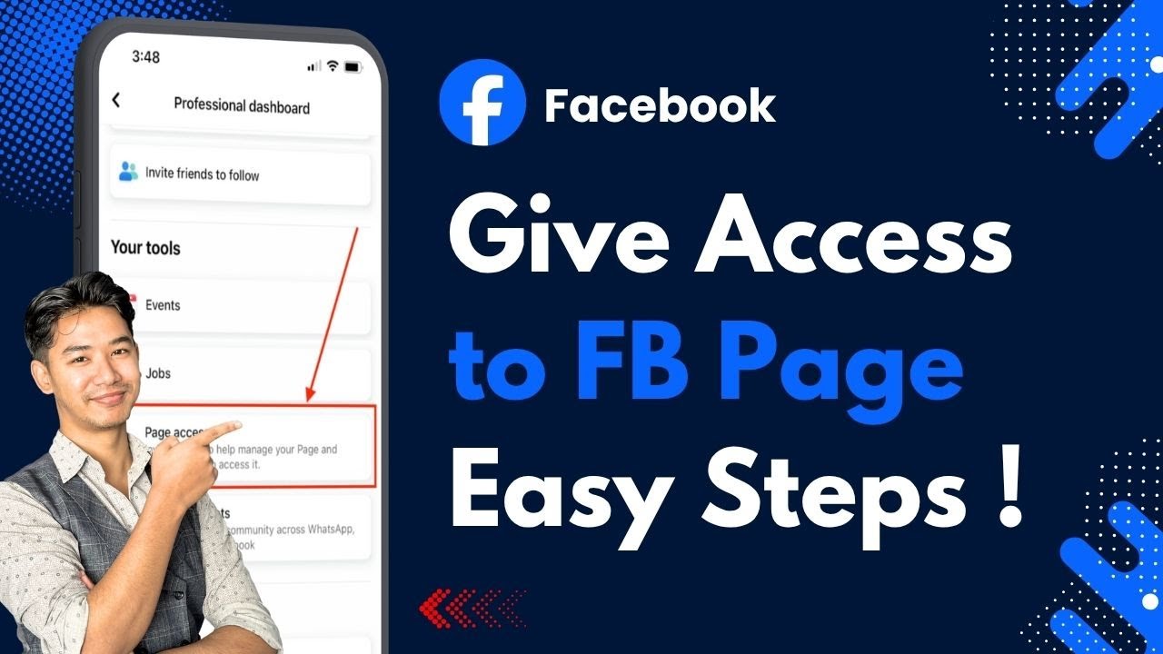 How To Give Access To Facebook Page !