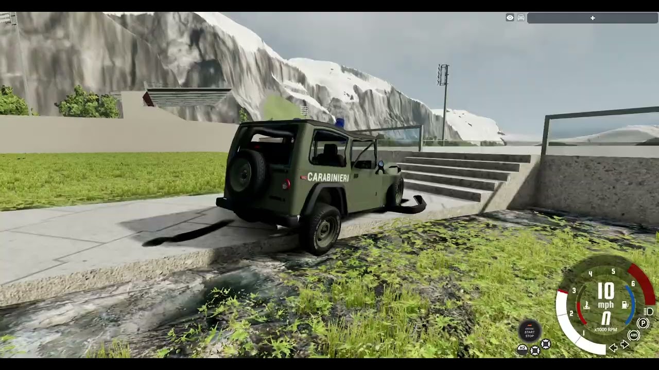 Destruição de carros vs Estacionamento BEAMNG.DRIVE