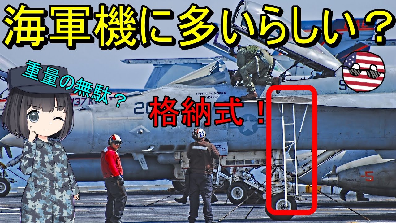 【兵器解説】なぜはしごが付いてる戦闘機がいるの？