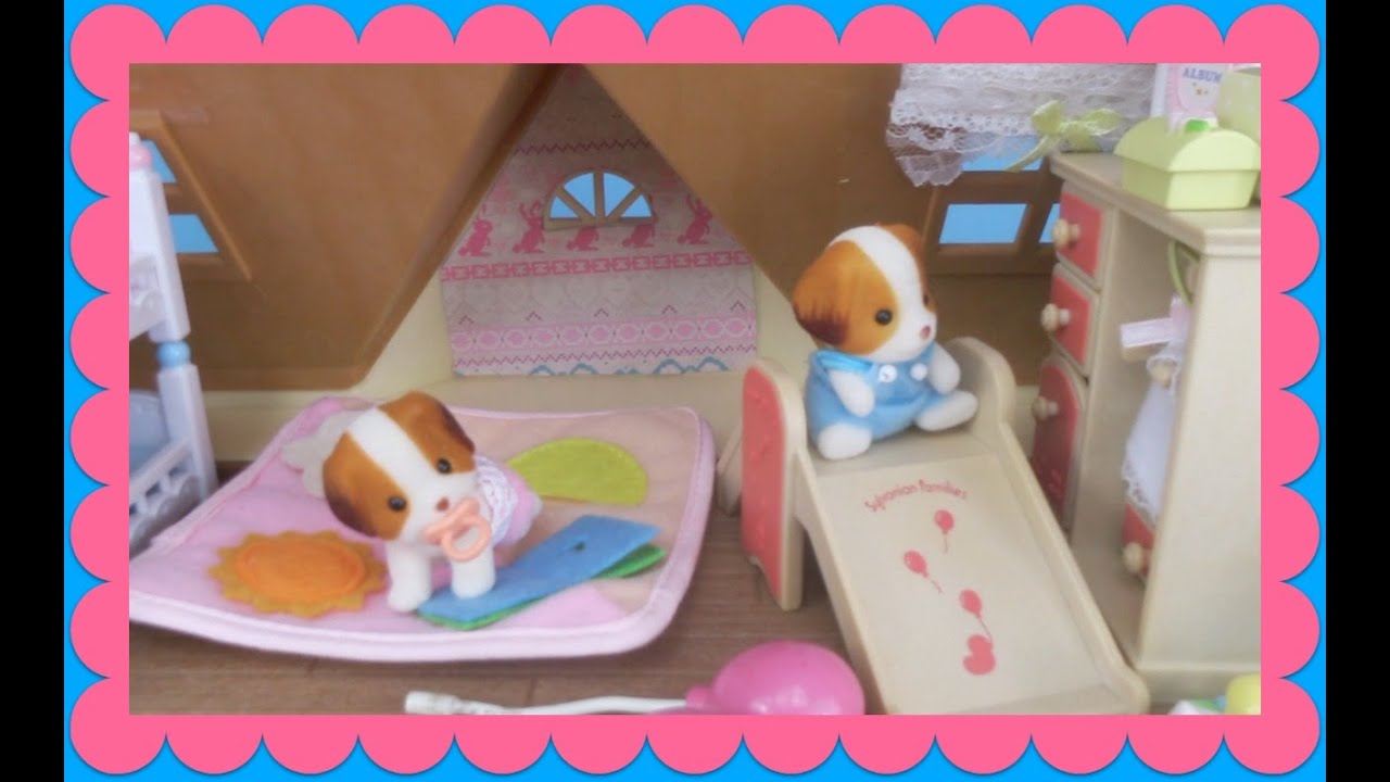 Sylvanian families en español Los cachorros chifón