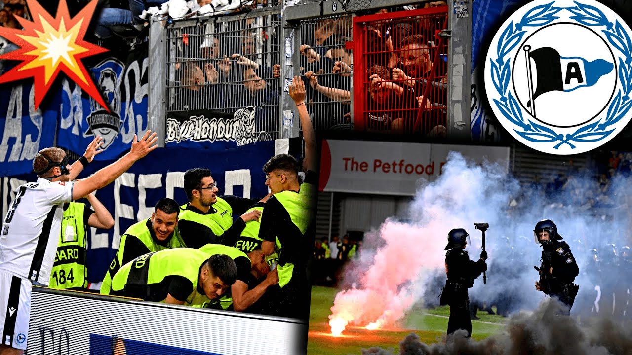 Spiel-Unterbrechung, Pyro-Randale & Klos am Boden! (Wiesbaden - Bielefeld 4:0)