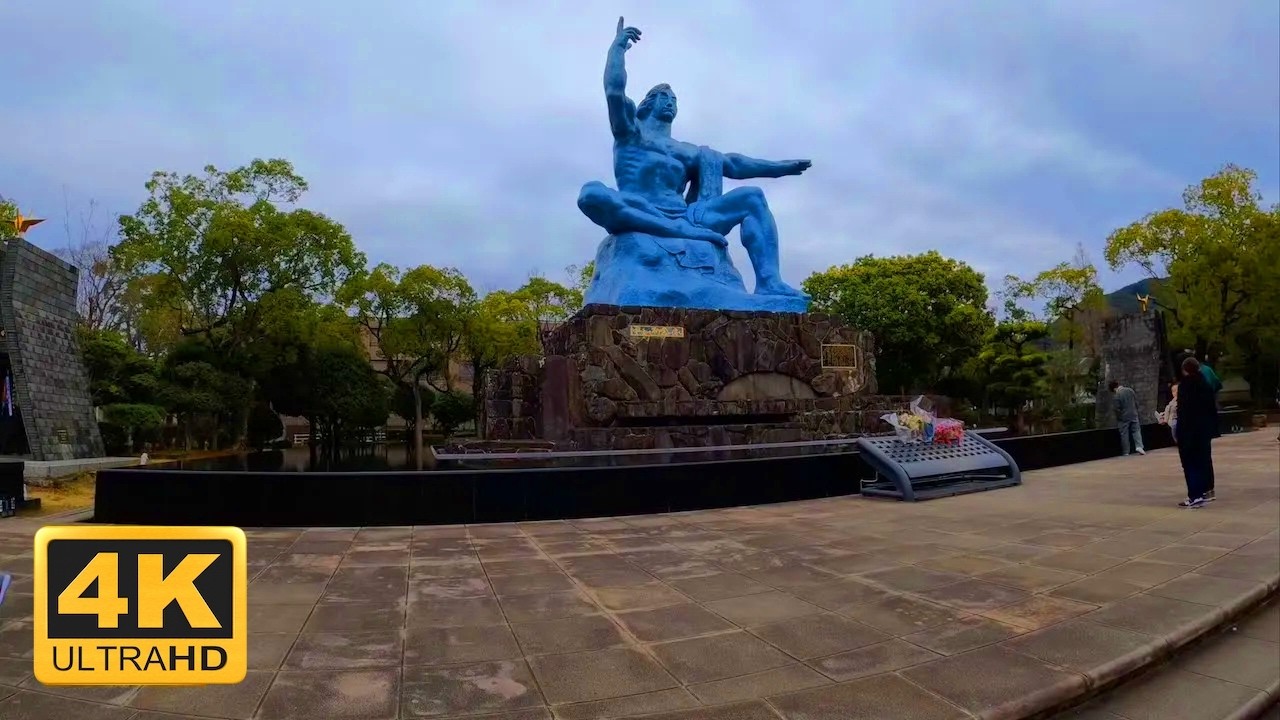 4K Japan Walk – Peace and Hope at Nagasaki Peace Park, Japan