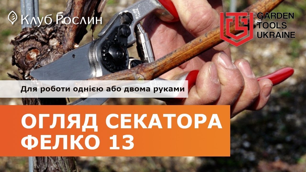 Felco 13 - высокий результат, работа одной или двумя руками (Швейцария)