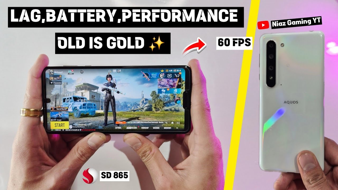 Aquos R5 Pubg Test in 2025 🔥