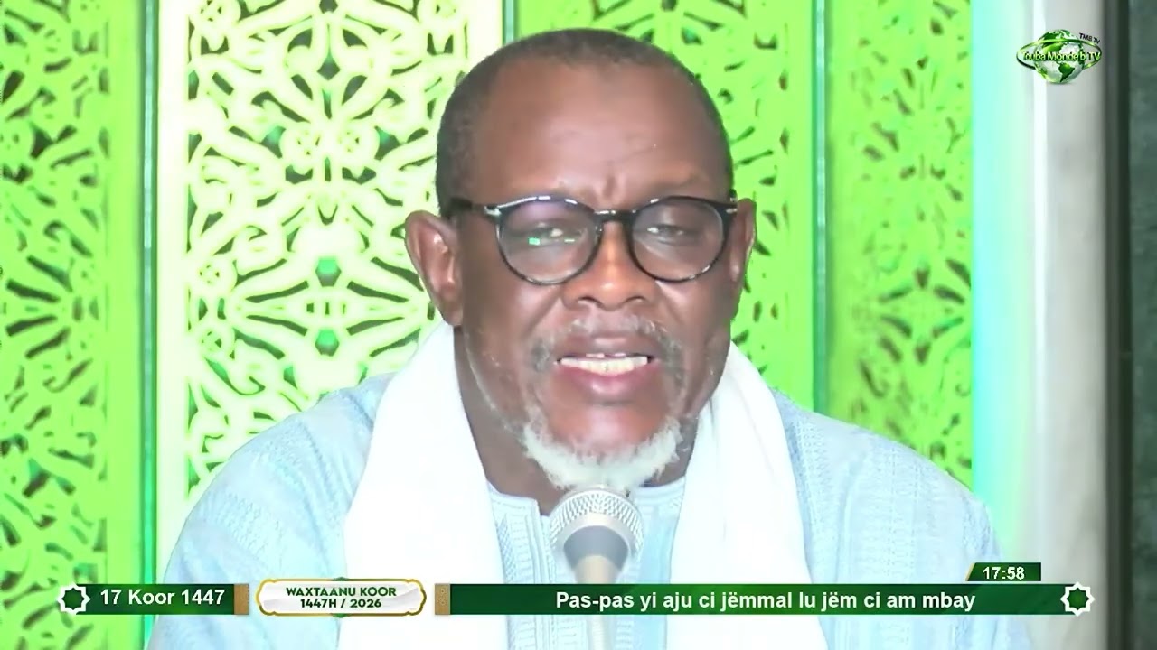 Waxtaanu Koor Ramadan 2026 Pass Pass Yi Aju Ci Jemmal lu Jem Ci Am Mbay S. Abdoul Aad Sané 17 jour