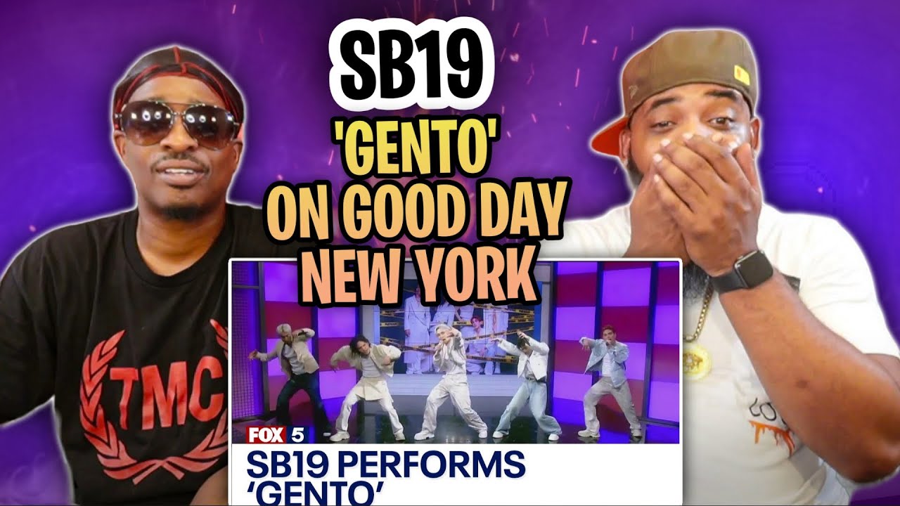 AMERICAN RAPPER REACTS TO -SB19 performs 'Gento' on Good Day New York