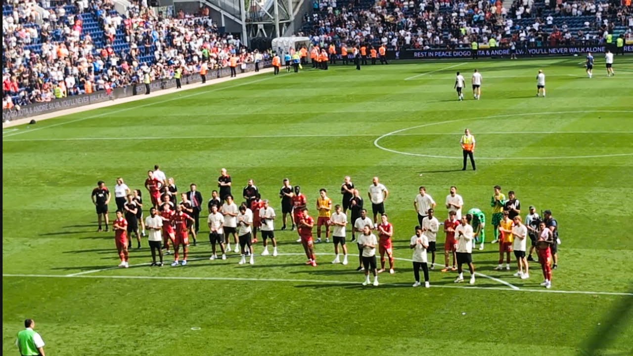 Liverpool fans sing emotional Diogo Jota song after Preston friendly 🔴YNWA