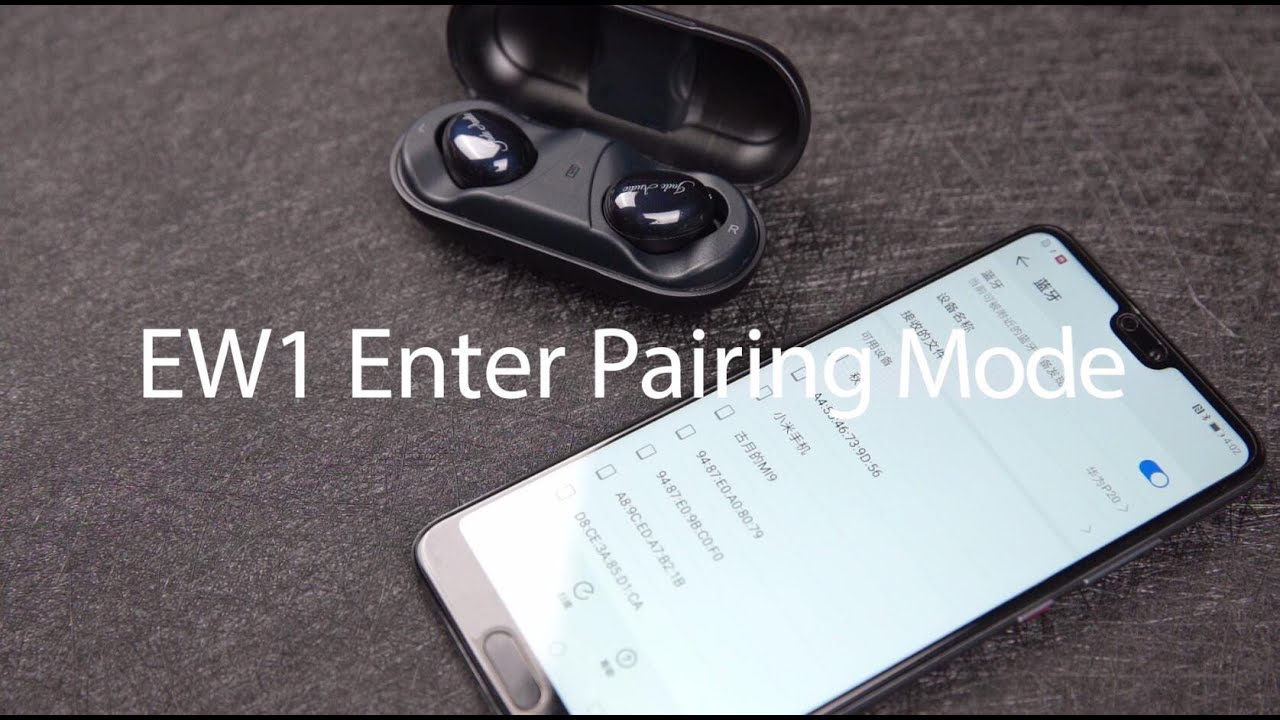 How to enter pairing mode in JadeAudio EW1?