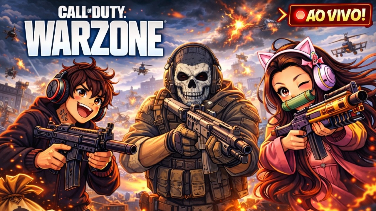 🔥 CALL OF DUTY WARZONE AO VIVO! Só Jogada Braba!