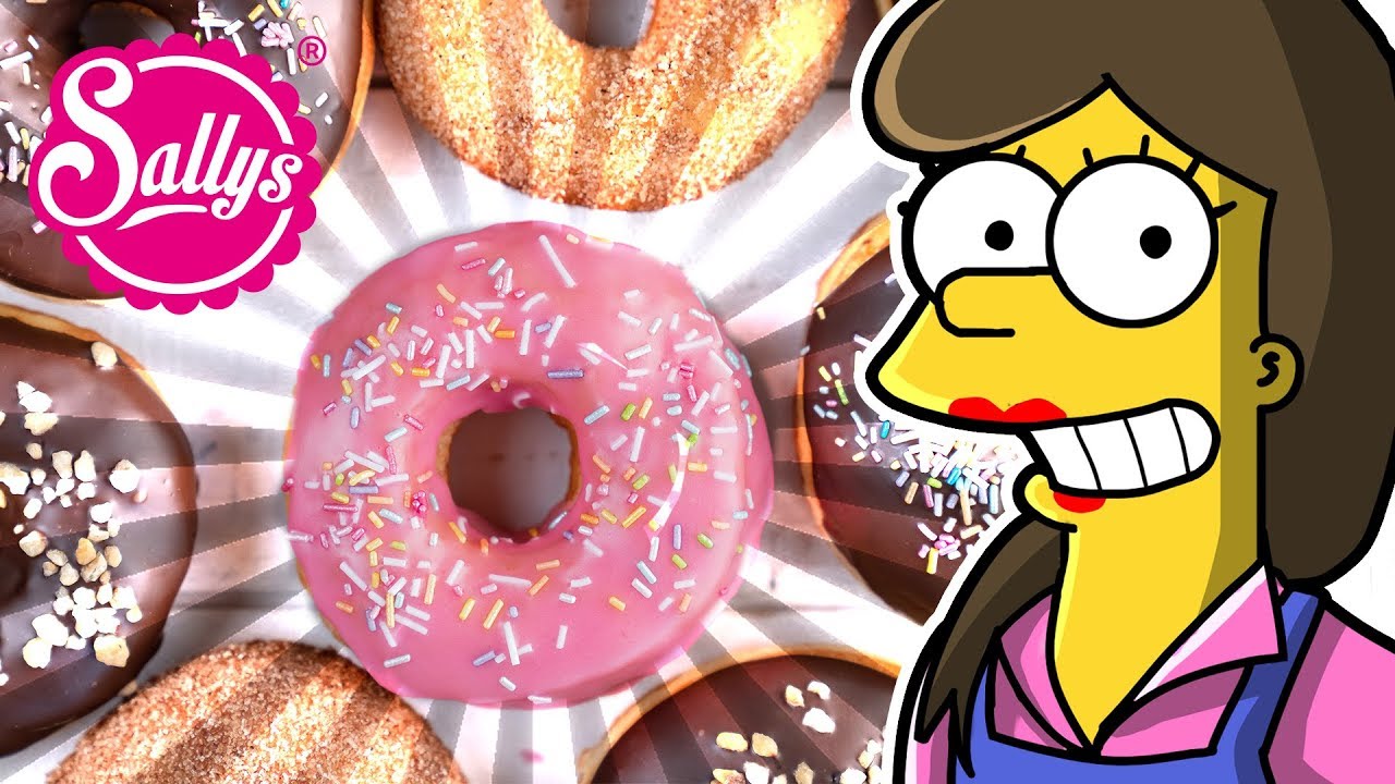 The Simpsons Donuts / Doughnuts - Grundrezept / Sallys Welt