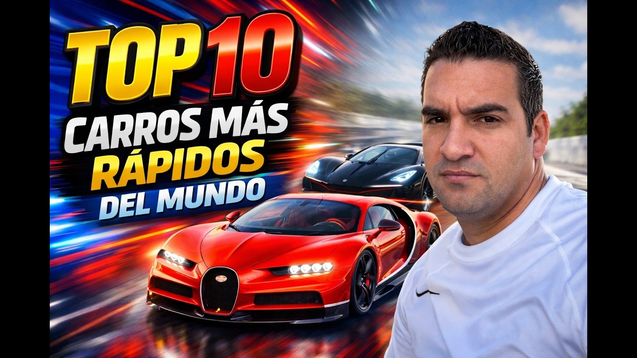 TOP 10 AUTOS MAS RAPIDOS , POTENTES