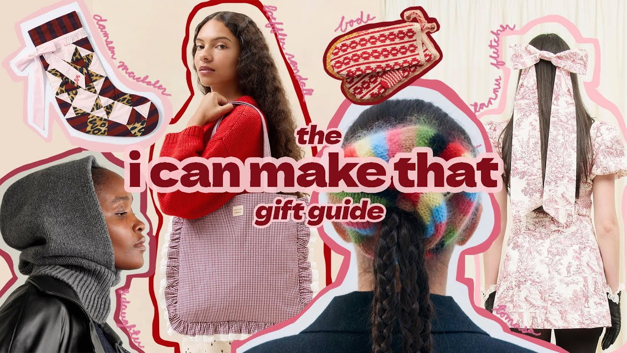 Cool Gifts From Cool Brands: DIY Edition | Knit & Sewing Ideas Inspired By Designer Gift Guides