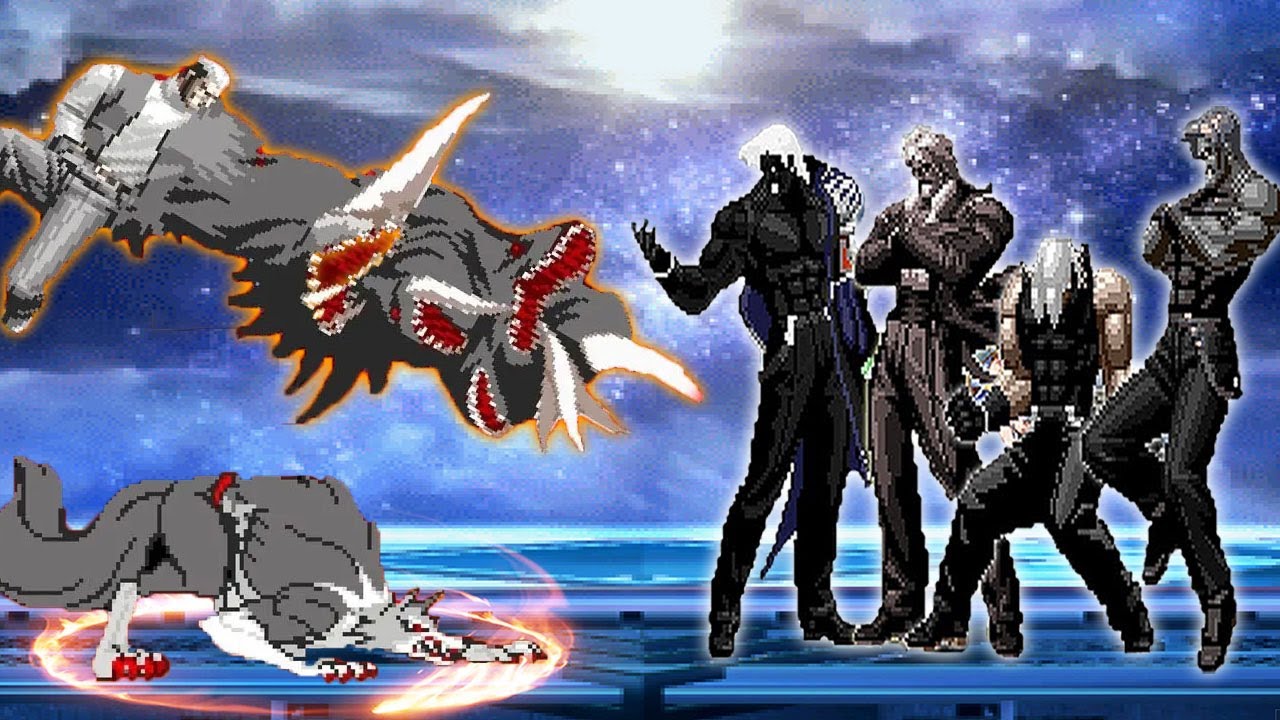 [Mugen KOF] Nightmare White Wolf YAmazaki VS Atlas Rugal TEam