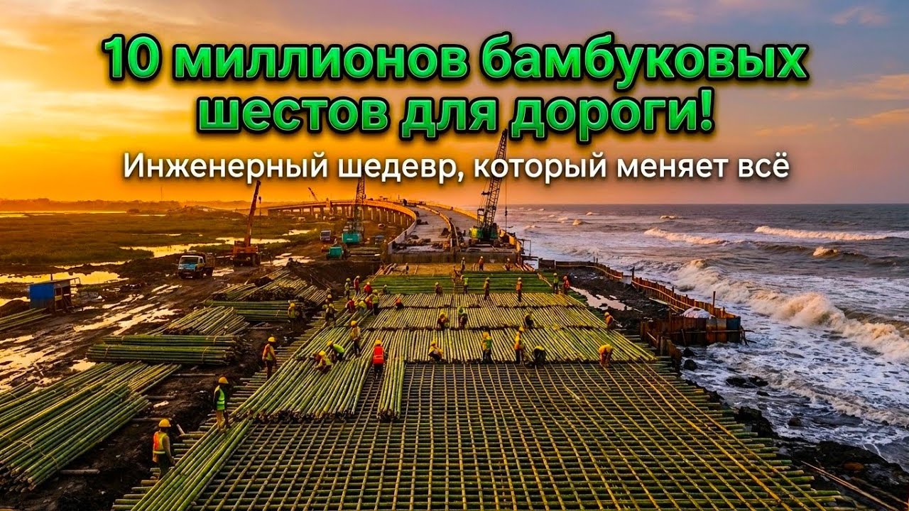 Бамбук вместо бетона: экономия и экология в одном проекте!