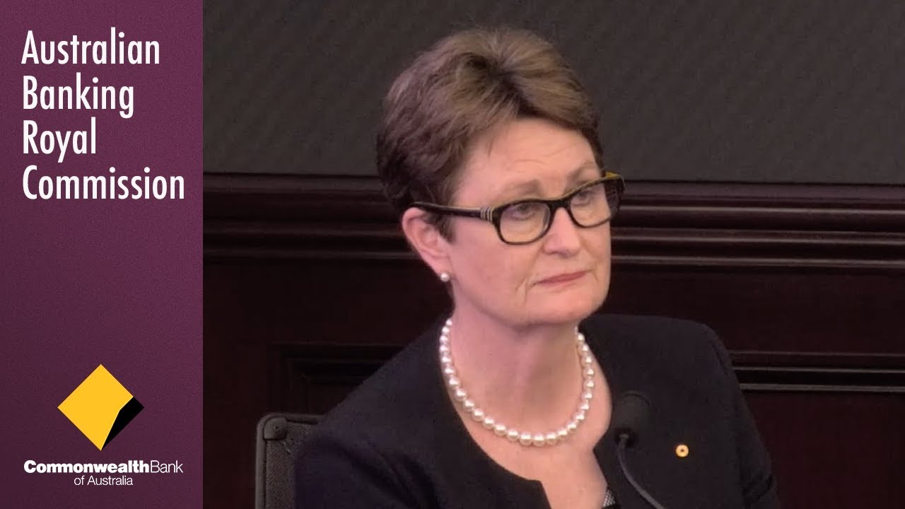 The chairwoman of the board of Commonwealth Bank testifies at the Banking Royal Commission