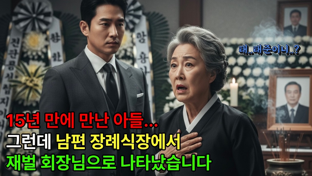 15년 만에 만난 아들...그런데 남편 장례식장에서 재벌 회장님으로 나타났습니다 [감동사연, 사연재구성, 인생사연, 시니어드라마]