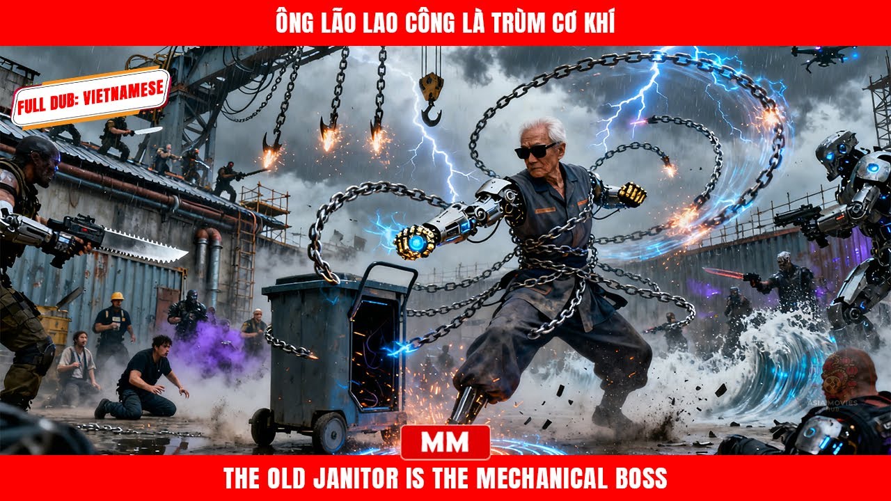 &Ocirc;ng L&atilde;o Lao C&ocirc;ng L&agrave; Tr&ugrave;m Cơ Kh&iacute; | Si&ecirc;u Phẩm Tổng T&agrave;i H&agrave;nh Động | Phim Ch&acirc;u &Aacute;