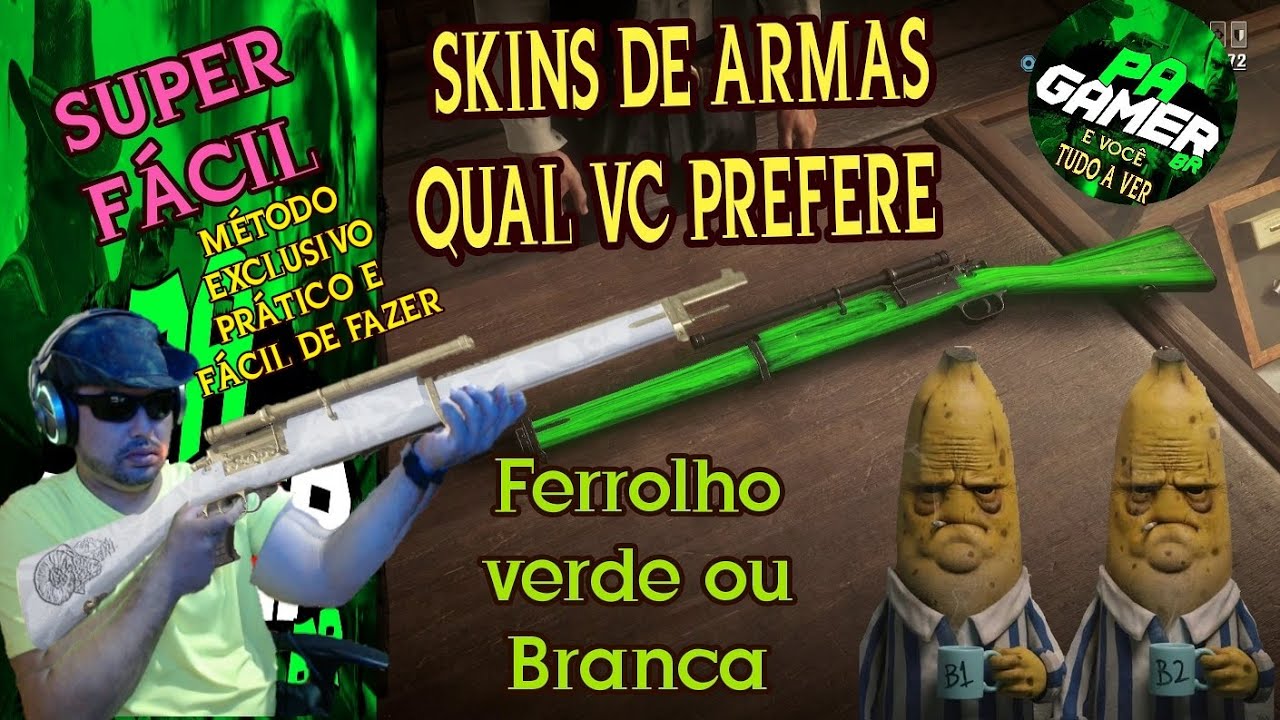 Red dead 2 online: metodo super facil de fazer sua ferrolho verde ou branca