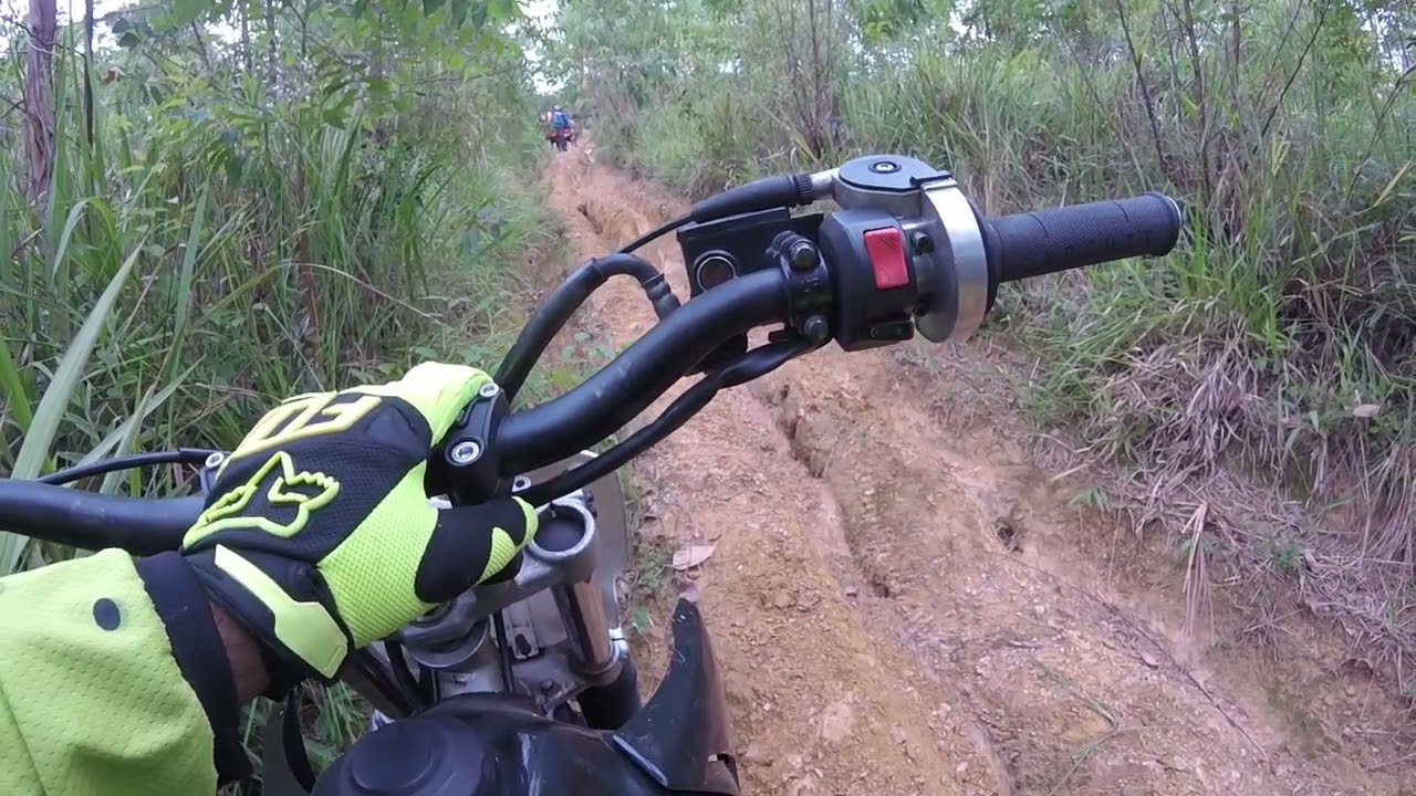 Primeira trilha de moto após 1 ano parado - Yamaha XTZ equipada com motor 250cc de Tornado