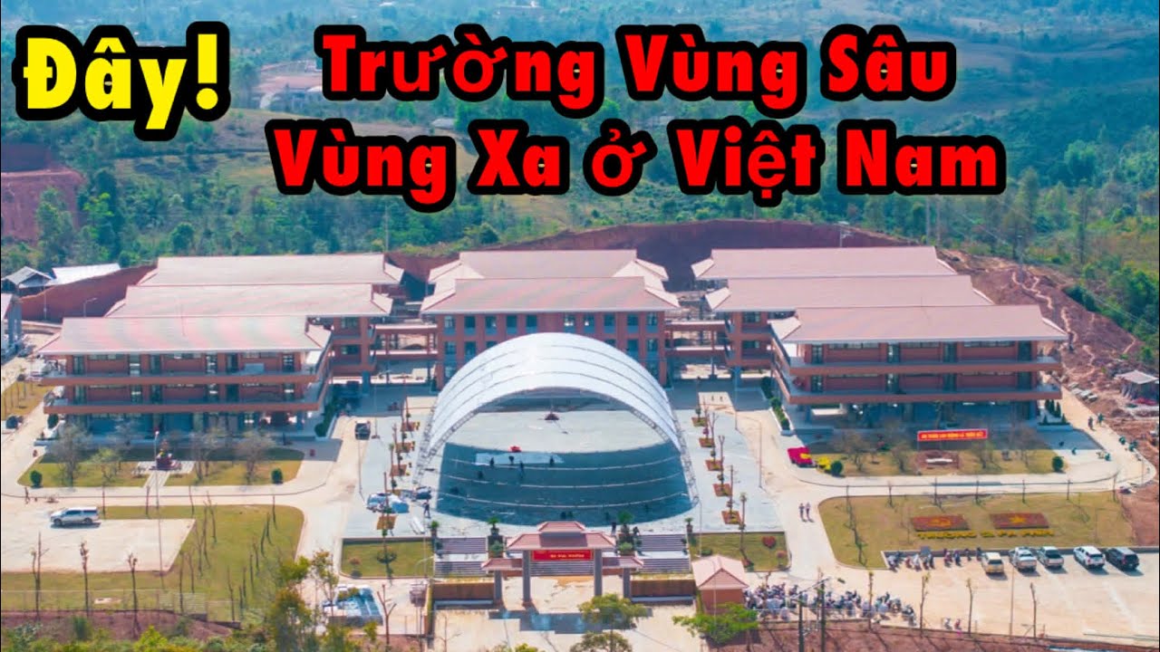 Trường học cho vùng biên giới còn đẹp hơn ở thành phố.